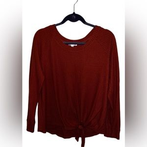 Nine Britton waffle knit top size L